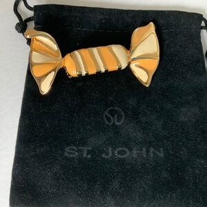 AUTHENTIC St John Collection Enamel Candy Brooch